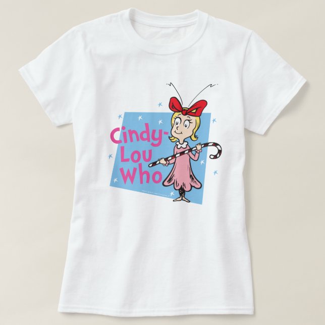 Der Knackpunkt | Cindy-Lou Who - Candy Cane T-Shirt (Design vorne)