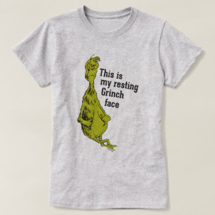 Der Knackpunkt Funny Restruction Grinch Face T-Shirt