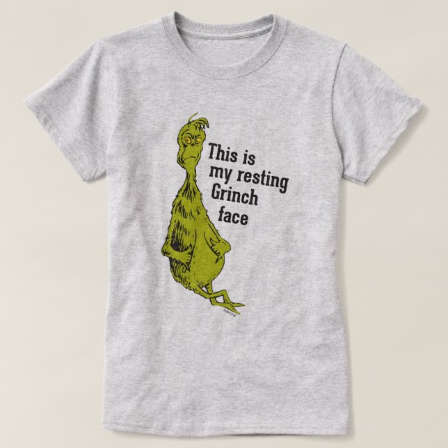 Der Knackpunkt | Funny Restruction Grinch Face T-Shirt (Design vorne)