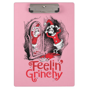 Der Knackpunkt   Gefühl Grinchy Klemmbrett