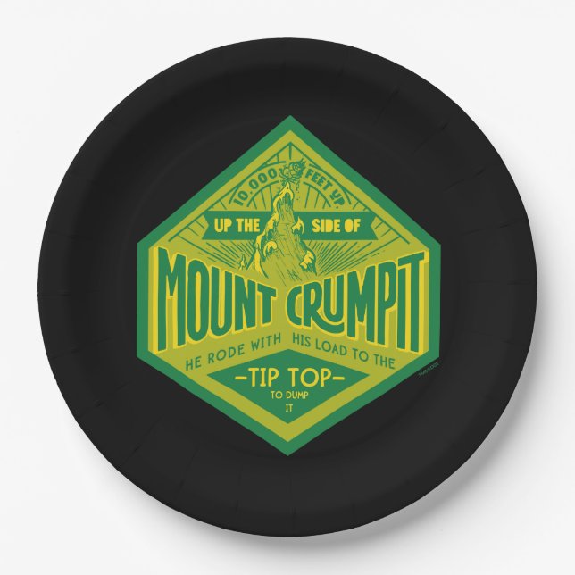 Der Knackpunkt | Mount Crumpit Pappteller (Vorderseite)
