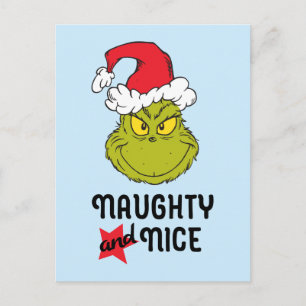 Der Knackpunkt Naughty und Nice Postkarte
