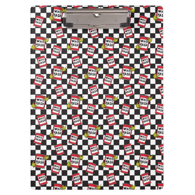 Der Knackpunkt | Wer Hash Pattern Klemmbrett (Vorderseite)