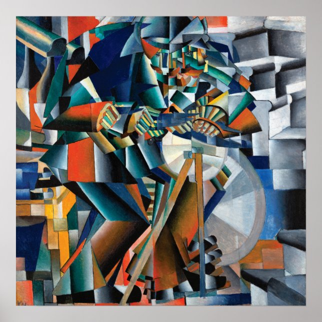 Der Knife Grinder (Grundsatz des Glitterns) Poster (Vorne)