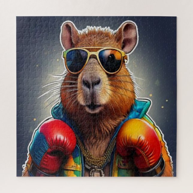 Der Knockout-Capybara Puzzle (Vertikal)