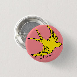 Der Knopf Gelber Gürtel der Lähmung Button