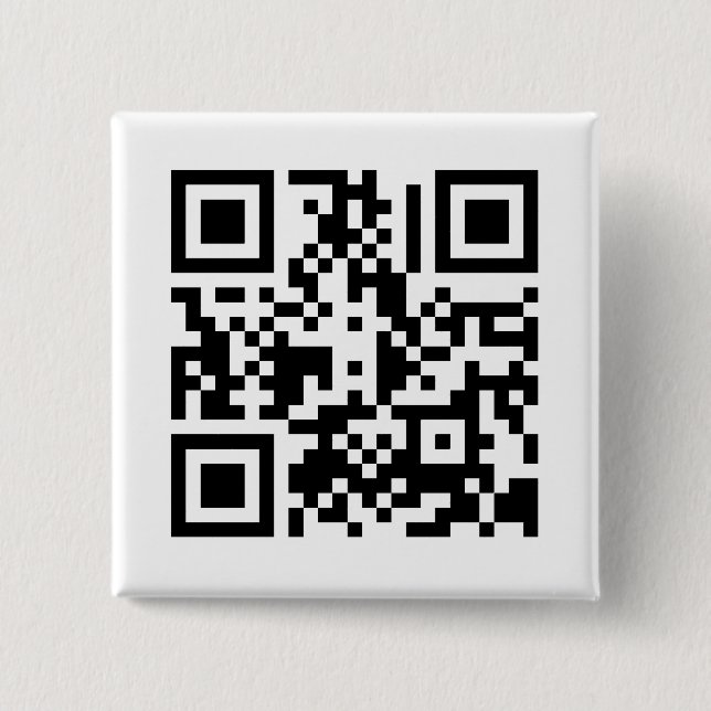 Der Knopf QR Würfel-| Button (Vorderseite)