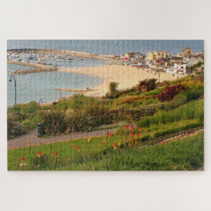 Der Kobb und die Gärten, Lyme Regis, Dorset, Engla Puzzle