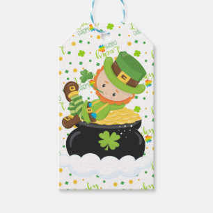 Der Kobold St.-Paddys Geschenkanhänger