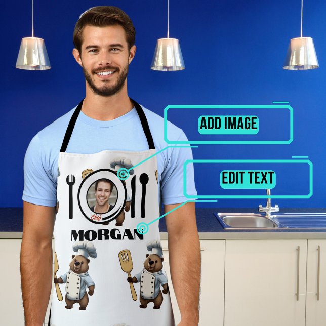 Der Koch der Bären Männer Schürze (We put a lot of thought into this fun design to brighten up your cooking and chores.)