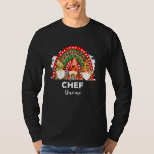 Der Koch Gnome Matching Family Weihnachtslauf L T-Shirt