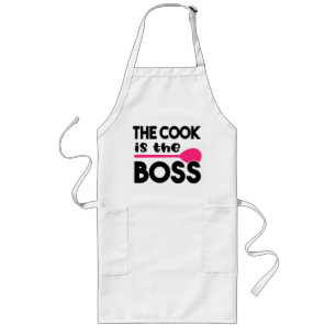 Der Koch ist das Geschenk des Boss Funny Koch Lange Schürze