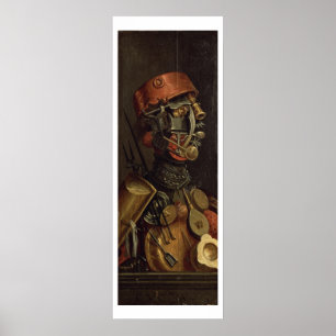 Der Koch (Öl auf Tafel) Poster
