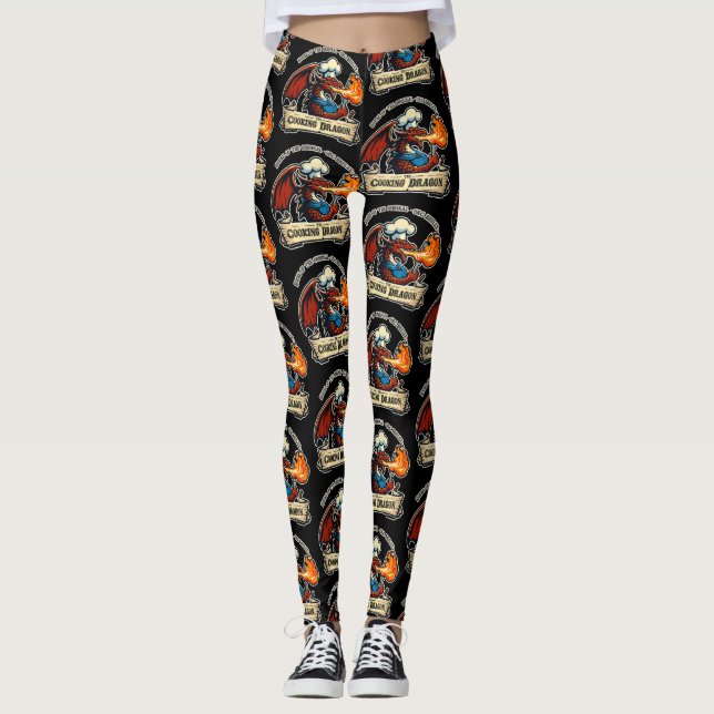 Der Kochdrache Leggings (Vorderseite)