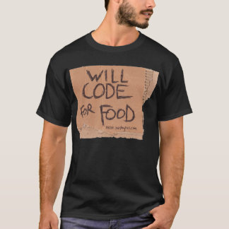 Der Kodierer-T-Shirt des Bettlers T-Shirt