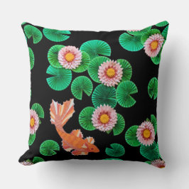 Der Koi-Papierteich Kissen