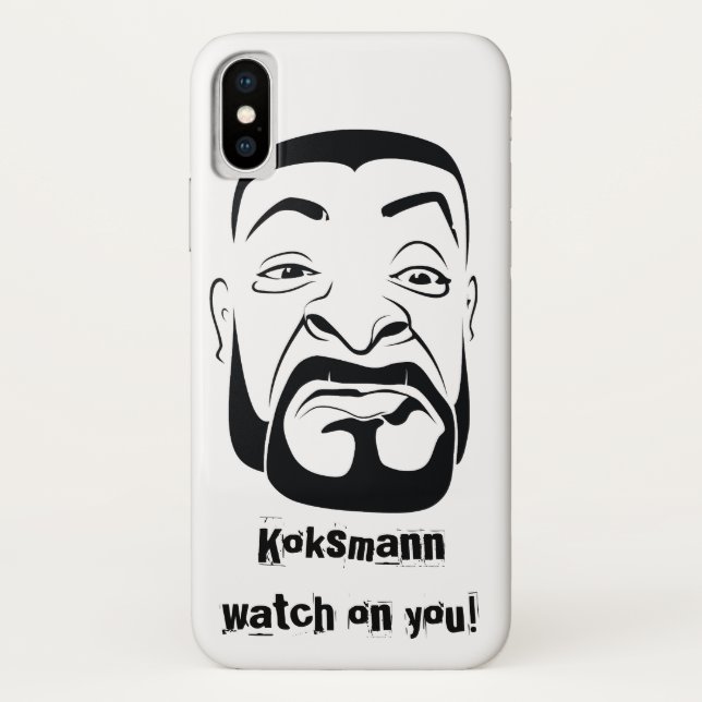 Der Koksmann beobachtet dich! Case-Mate iPhone Hülle (Rückseite)