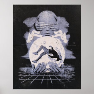 Der Kollaps - Techno-Dystopian Streetwear Design Poster