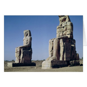 Der Kolossi von Memnon, Statuen von Amenhotep