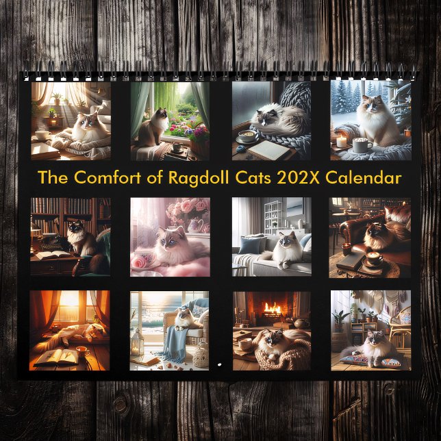 Der Komfort der Ragdoll Katzen 202X Kalender (Von Creator hochgeladen)