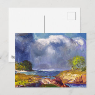 Der kommende Sturm George Bellows Postkarte