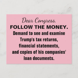 Der Kongress folgt der Steuerrückgabe Trumps für G Postkarte