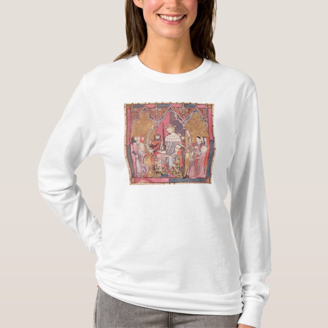 Der König Administering Justice T-Shirt (Vorderseite)