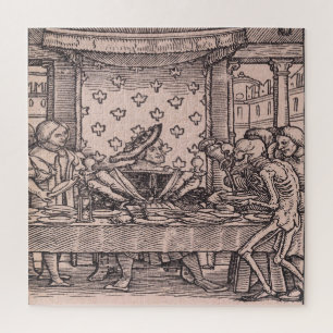 Der König, aus Der Totentanz Puzzle
