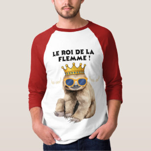 Der König der Faulheit – Faultier-Affe mit Sonnenb T-Shirt