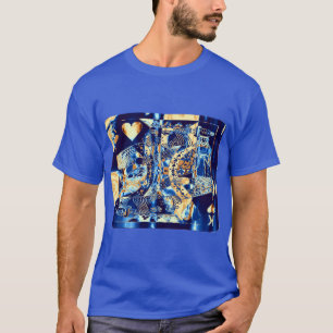 Der König der Herzen Männer Mode T-Shirt