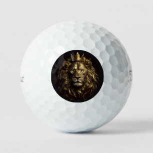 Der König! Der nicht so feige Löwe von Oz Golfball