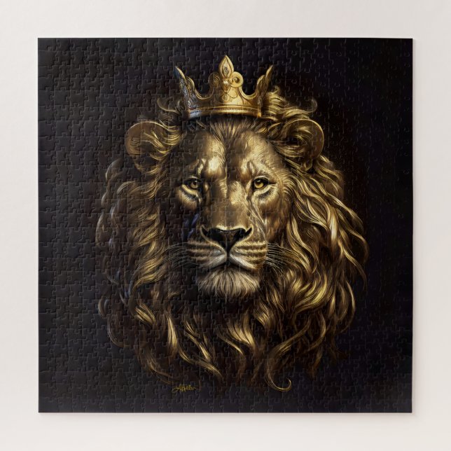 Der König! Der nicht so feige Löwe von Oz Puzzle (Vertikal)