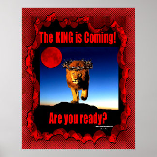 Der König kommt auf Poster