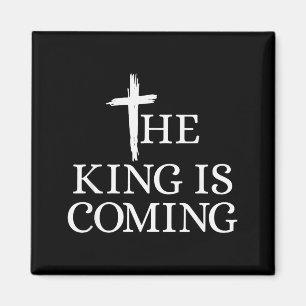 Der König kommt Christentum Bibelvers Christ Magnet