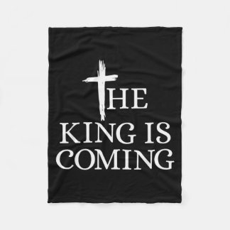 Der König kommt Christentum Bibelvers Christus Fleecedecke
