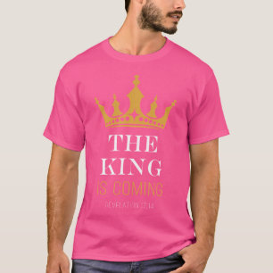 Der König kommt - Offenbarung 1714 Christliche Fai T-Shirt