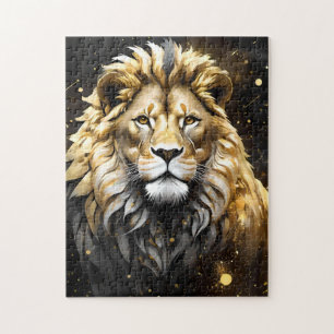 Der König: Majestic Gold und Graue Löwe, Puzzle