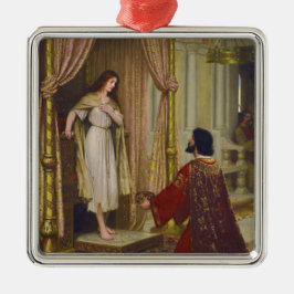 Der König und das Beggar-Mädchen Ornament Aus Metall