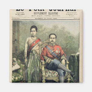 Der König und die Königin von Siam Magnet
