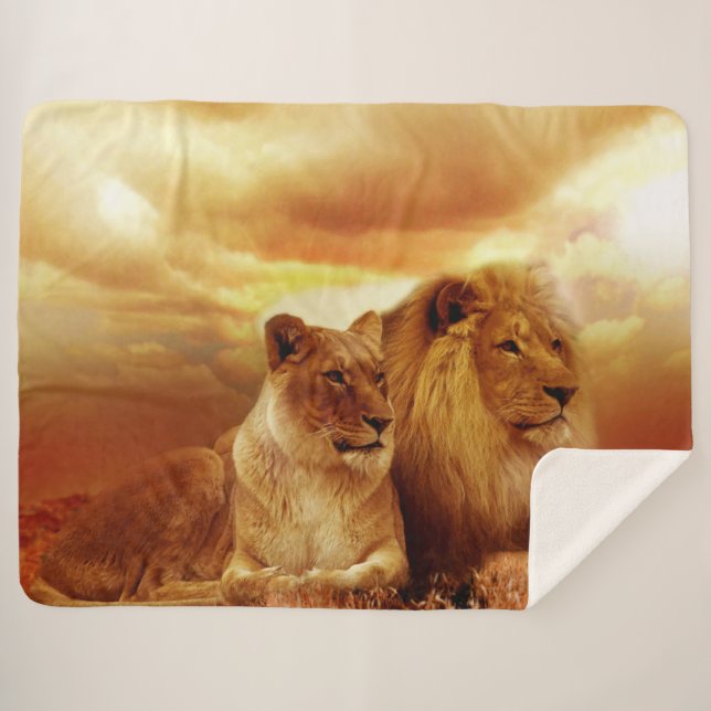 Der KÖNIG und seine QUEEN Sherpadecke (Vorderseite (Horizontal))