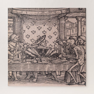 Der König, vom Tanz des Todes Puzzle