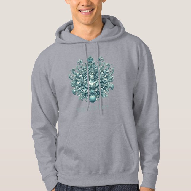 Der König von Aquamarin. Hoodie (Vorderseite)