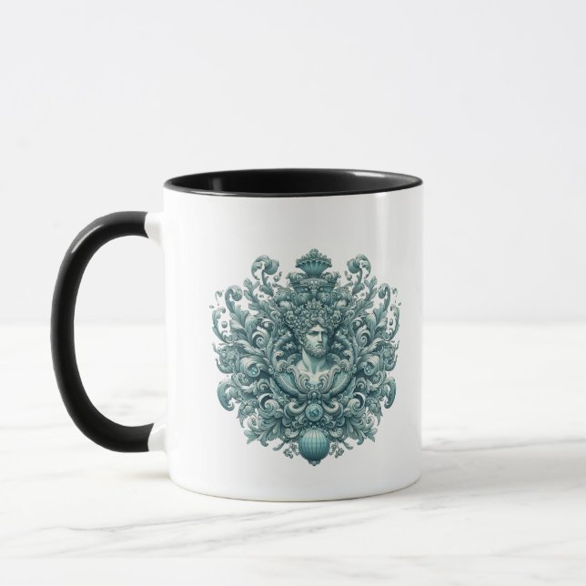 Der König von Aquamarin. Tasse (Links)