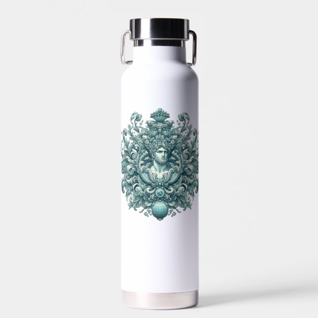 Der König von Aquamarin. Trinkflasche (Vorne)