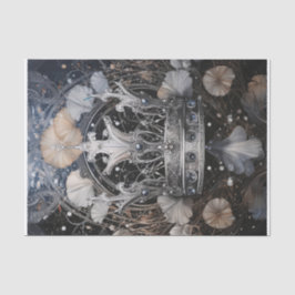 Der König von Bling, die silberne Krone Seidenpapier