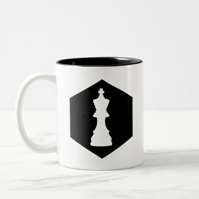 Der König Zweifarbige Tasse (Links)