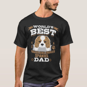 Der Königcharles Spaniel-Vater-Hund der Welt T-Shirt