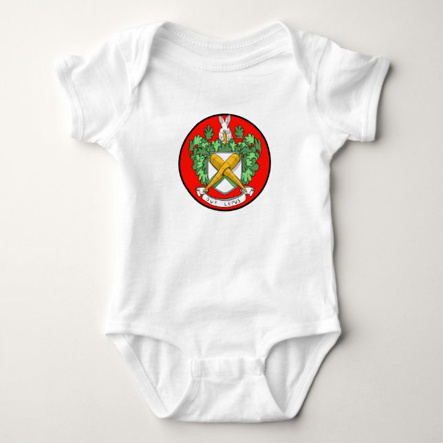 Der königliche Hase Baby Strampler (Vorderseite)