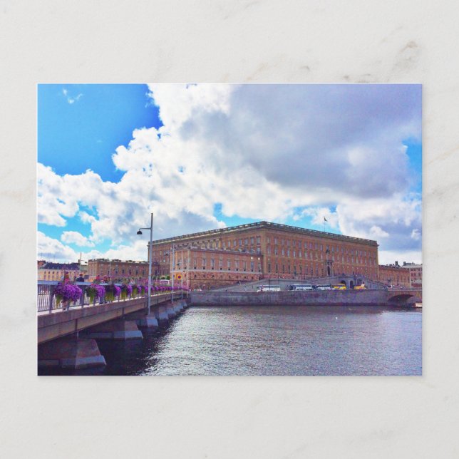 Der Königspalast in Stockholm Postkarte (Vorderseite)