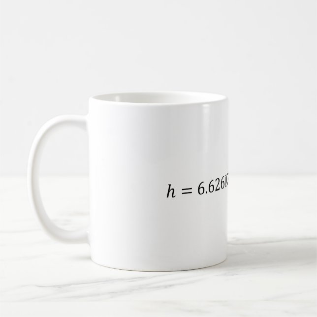 Der konstante Wert von Planck Kaffeetasse (Links)